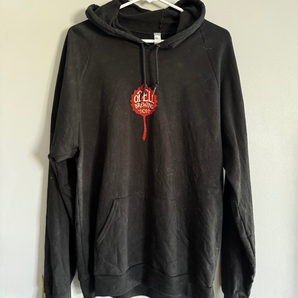 Odell Brewing Large Black American Apparel Hoodie
